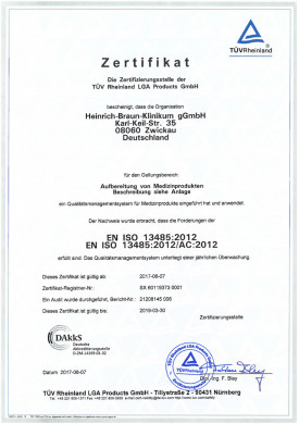 Darüber hinaus bieten die vom unabhängigen Prüfdienstleister TÜV Rheinland ausgestellten Zertifikate auch rechtliche Sicherheit für die Arbeit der ZSVA.