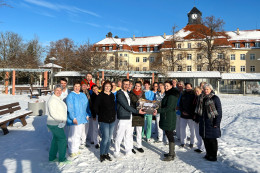Die letzte #MoTEAMation im Dezember wurde vom Schreibdienst an die Physiotherapie am Standort Zwickau übergeben.