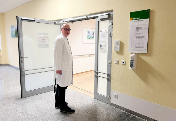 Auf dem Weg zur ITS am Standort Zwickau – Begutachtung der Patienten sowie Absprache über Behandlungsverläufe